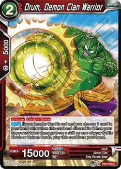 Drum, Demon Clan Warrior #DB3-020 · Dragon Ball Super CCG