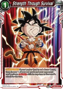 Strength Through Survival #DB3-023 · Dragon Ball Super CCG
