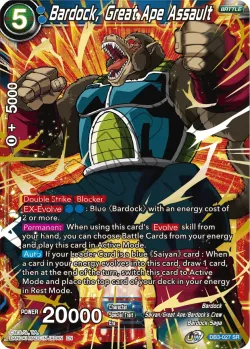 Bardock, Great Ape Assault #DB3-027 · Dragon Ball Super CCG