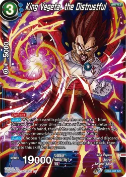 King Vegeta, the Distrustful #DB3-031 · Dragon Ball Super CCG