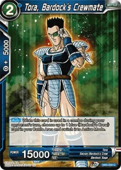 Tora, Bardock's Crewmate #DB3-034 · Dragon Ball Super CCG