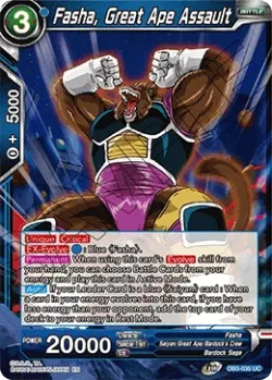 Fasha, Great Ape Assault #DB3-035 · Dragon Ball Super CCG