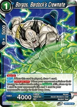 Borgos, Bardock's Crewmate #DB3-040 · Dragon Ball Super CCG