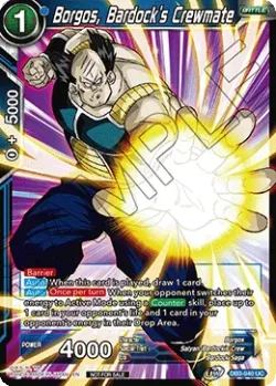 Borgos, Bardock's Crewmate #DB3-040_PR · Dragon Ball Super CCG