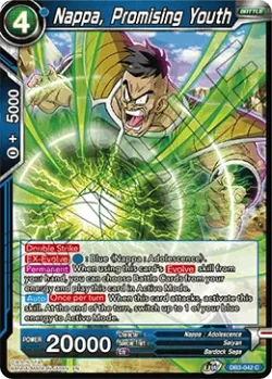 Nappa, Promising Youth #DB3-042 · Dragon Ball Super CCG
