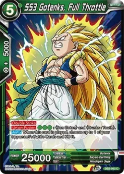 SS3 Gotenks, Full Throttle #DB3-063 · Dragon Ball Super CCG