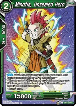 Minotia, Unsealed Hero #DB3-068 · Dragon Ball Super CCG