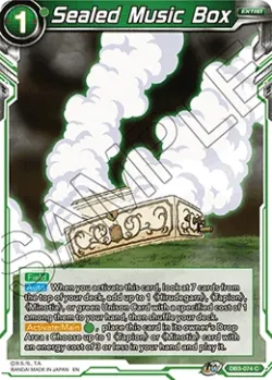 Sealed Music Box #DB3-074 · Dragon Ball Super CCG