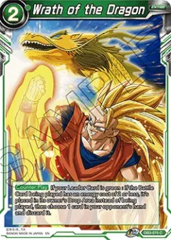 Wrath of the Dragon #DB3-075 · Dragon Ball Super CCG