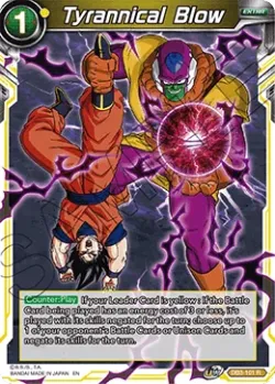 Tyrannical Blow #DB3-101 · Dragon Ball Super CCG