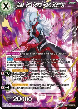 Towa, Dark Demon Realm Scientist #DB3-103 · Dragon Ball Super CCG