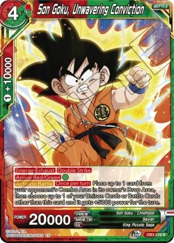 Son Goku, Unwavering Conviction 「DB3-116」「EN」