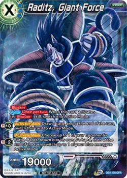Raditz, Giant Force 「DB3-136_PR」「EN」