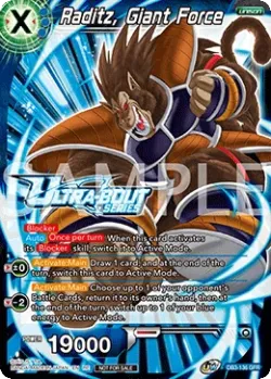 Raditz, Giant Force 「DB3-136_PR02」「EN」