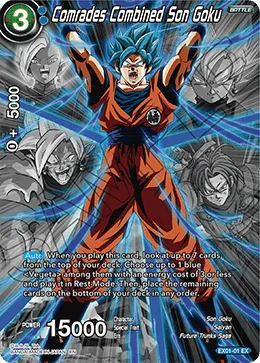 Comrades Combined Son Goku 「EX01-01_PR」「EN」