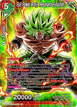 Full Power Broly, Resonant Evolution 「EX04-04」「EN」