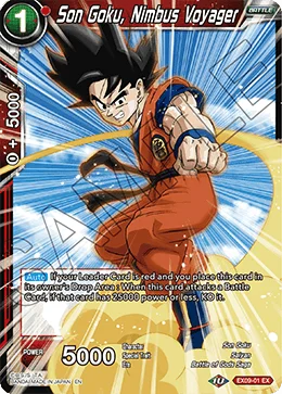 Son Goku, Nimbus Voyager 「EX09-01」「EN」