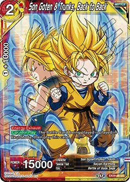 Son Goten & Trunks, Back to Back 「EX09-05」「EN」