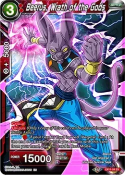 Beerus, Wrath of the Gods 「EX11-04」「EN」