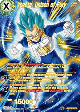 Vegeta, Unison of Fury 「EX12-02_PR02」「EN」