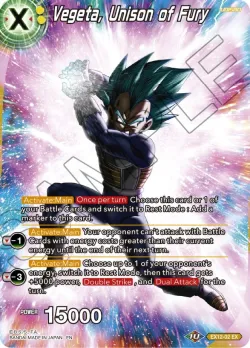Vegeta, Unison of Fury 「EX12-02_PR」「EN」