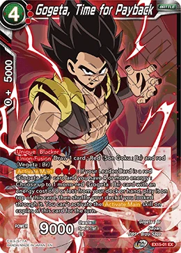 Gogeta, Time for Payback 「EX15-01」「EN」