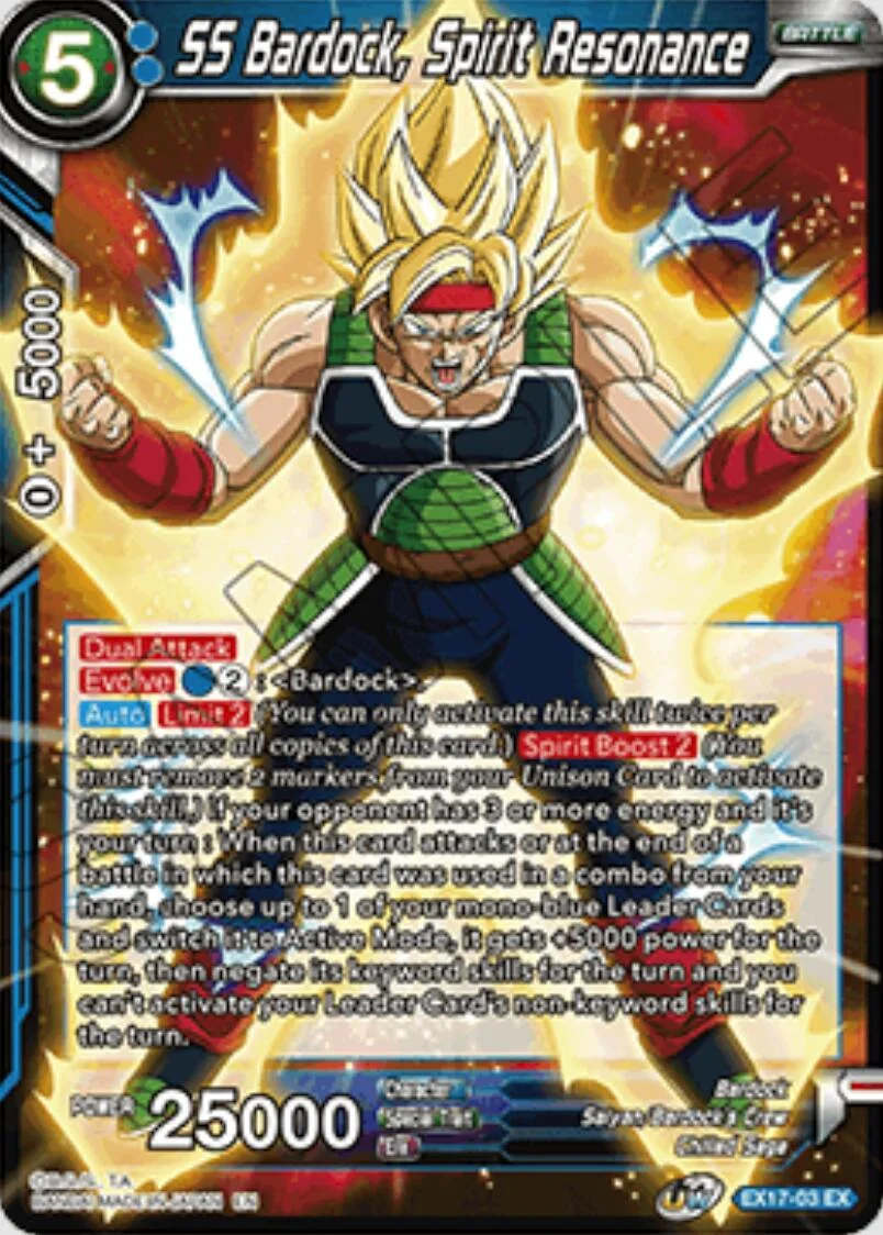 SS Bardock, Spirit Resonance 「EX17-03」「EN」