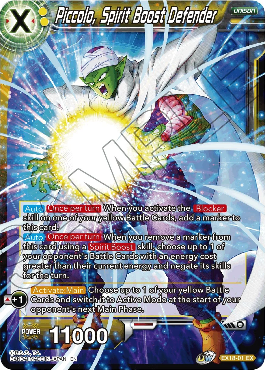 Piccolo, Spirit Boost Defender 「EX18-01」「EN」