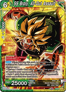 SS Broly, All-Out Assault 「EX08-06」「EN」