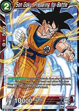 Son Goku, Preparing for BATTLE 「EX07-01」「EN」