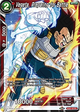 Vegeta, Preparing for BATTLE 「EX07-02」「EN」