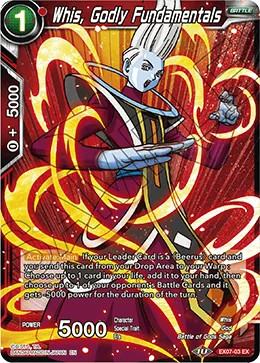 Whis, Godly Fundamentals 「EX07-03」「EN」