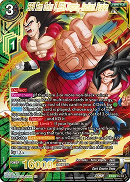 SS4 Son Goku & SS4 Vegeta, Radiant Fusion 「EX23-45」「EN」