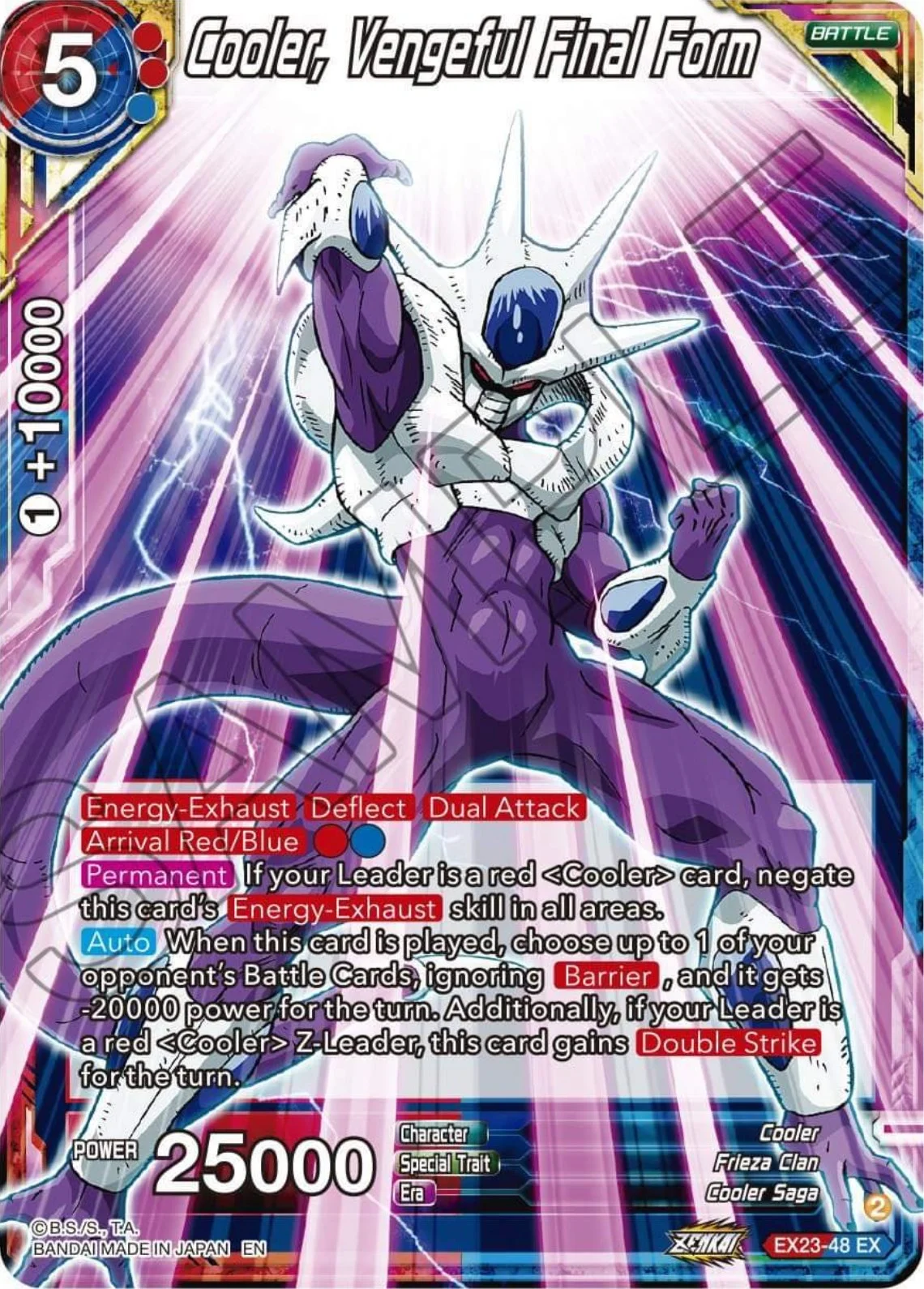 Cooler, Vengeful Final Form 「EX23-48」「EN」