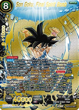Son Goku, Final Spirit Bomb 「EX23-52」「EN」
