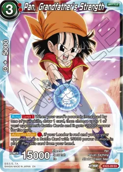 Pan, Grandfather’s Strength #EX23-09_PR · Dragon Ball Super: Masters