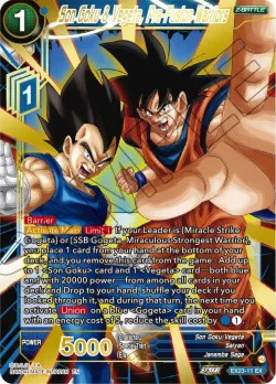 Son Goku & Vegeta, Pre-Fusion Warriors 「EX23-11」「EN」