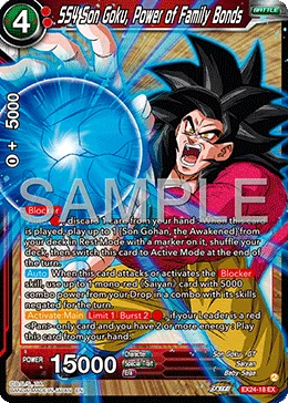 SS4 Son Goku, Power of Family Bonds 「EX24-18」「EN」