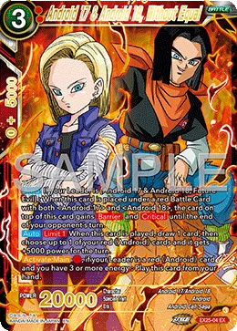 Android 17 & Android 18, Without Equal 「EX25-04」「EN」