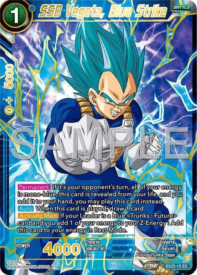 SSB Vegeta, Blue Strike 「EX25-15」「EN」