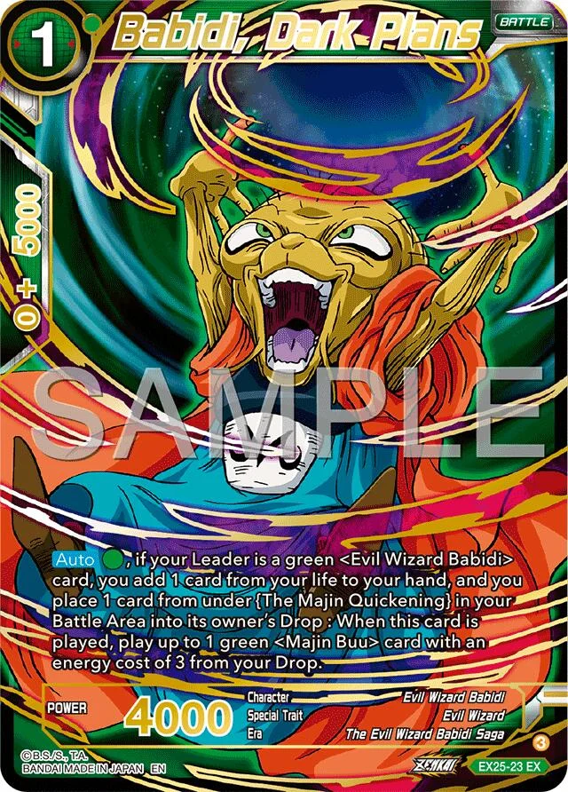 Babidi, Dark Plans 「EX25-23」「EN」