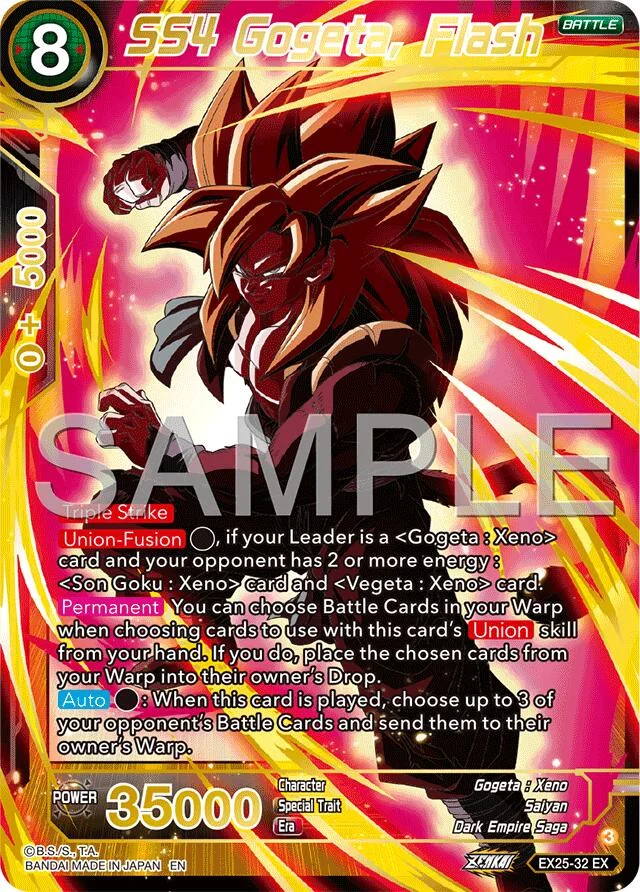 SS4 Gogeta, Flash 「EX25-32」「EN」