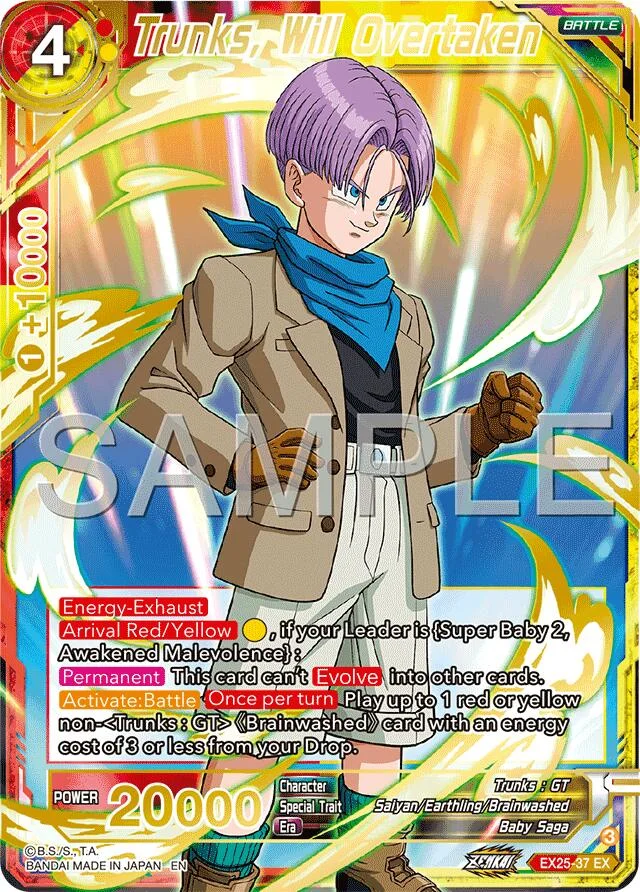 Trunks, Will Overtaken 「EX25-37」「EN」