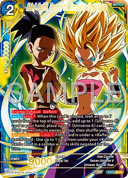 Kale & Caulifla, Becoming the Strongest in the Multiverse 「EX25-39」「EN」