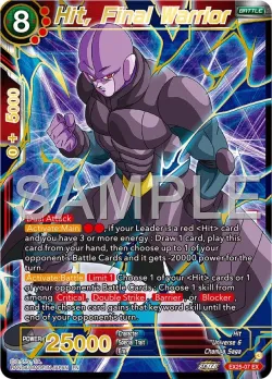 Hit, Final Warrior 「EX25-07」「EN」
