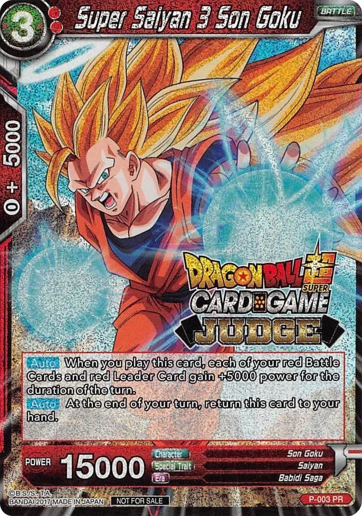 Super Saiyan 3 Son Goku 「P-003_PR」「EN」