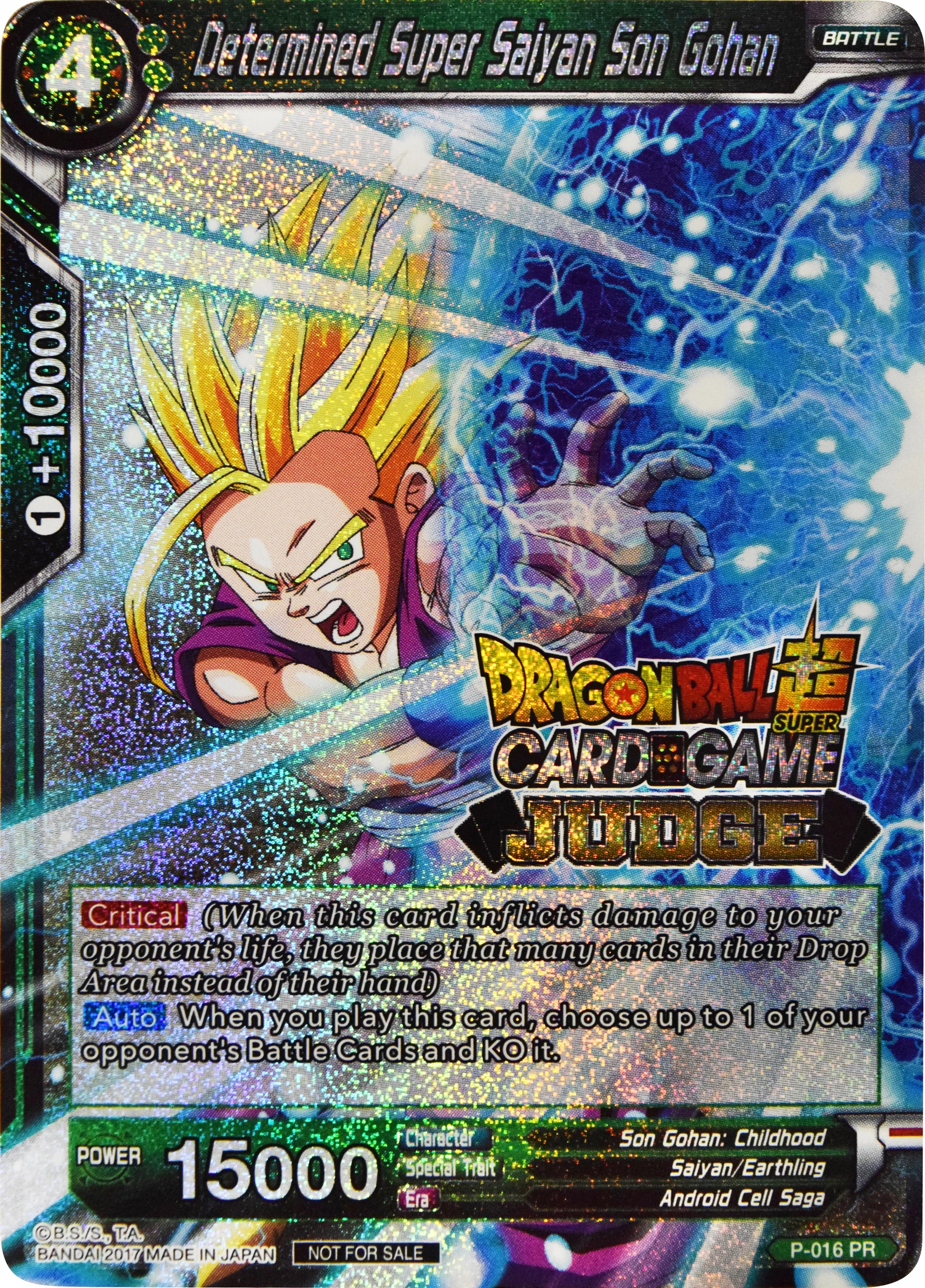 Determined Super Saiyan Son Gohan 「P-016」「EN」
