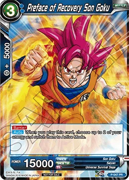 Preface of Recovery Son Goku 「P-047」「EN」