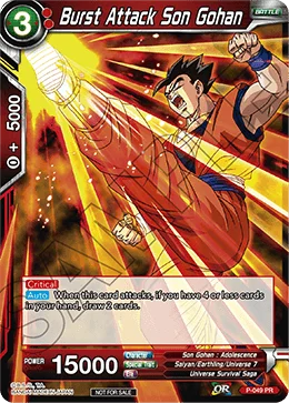 Burst Attack Son Gohan 「P-049」「EN」