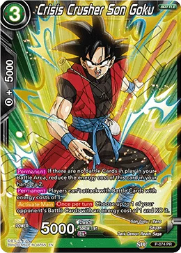 Crisis Crusher Son Goku 「P-074_PR」「EN」